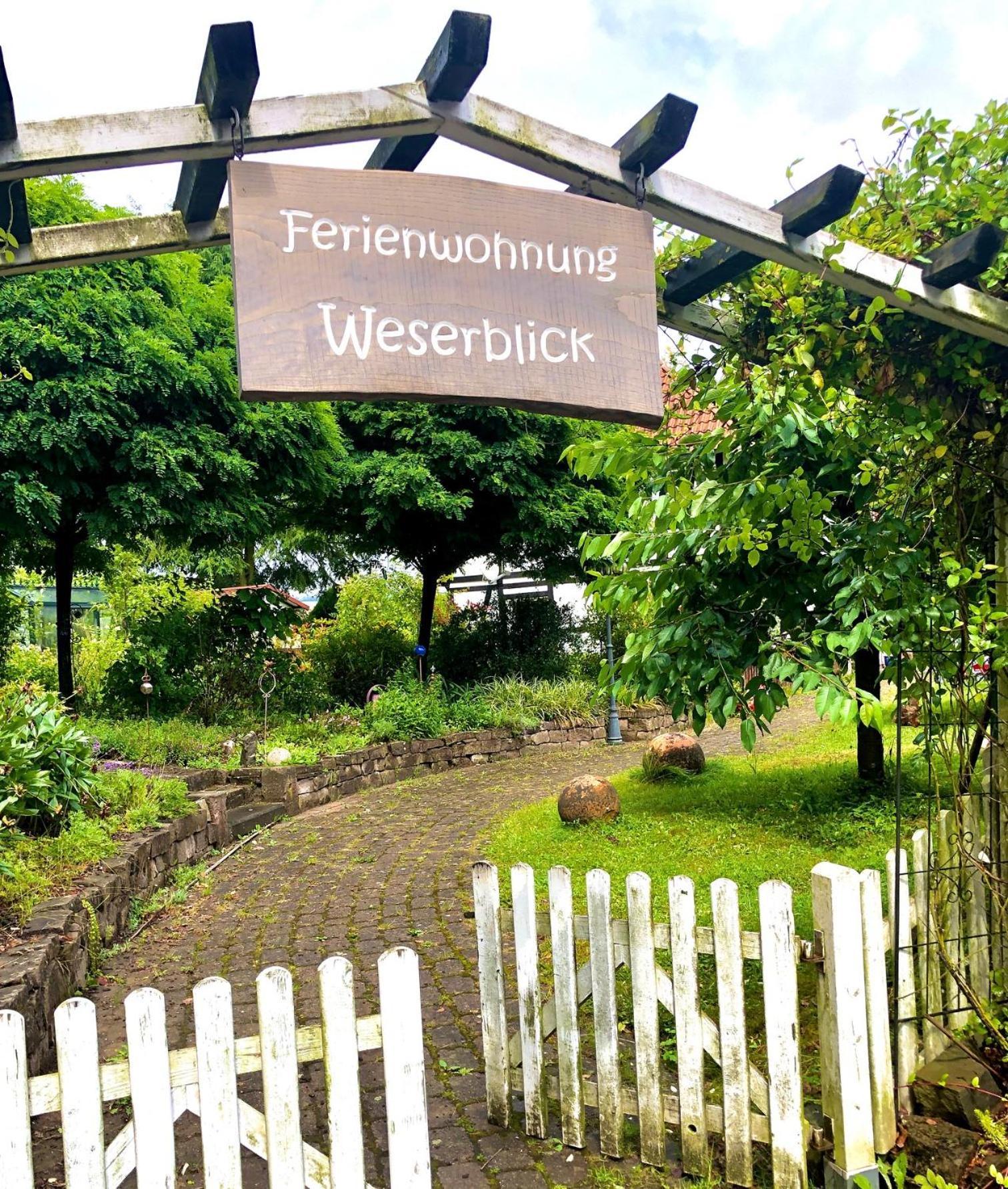 Ferienwohnung Weserblick Polle Экстерьер фото