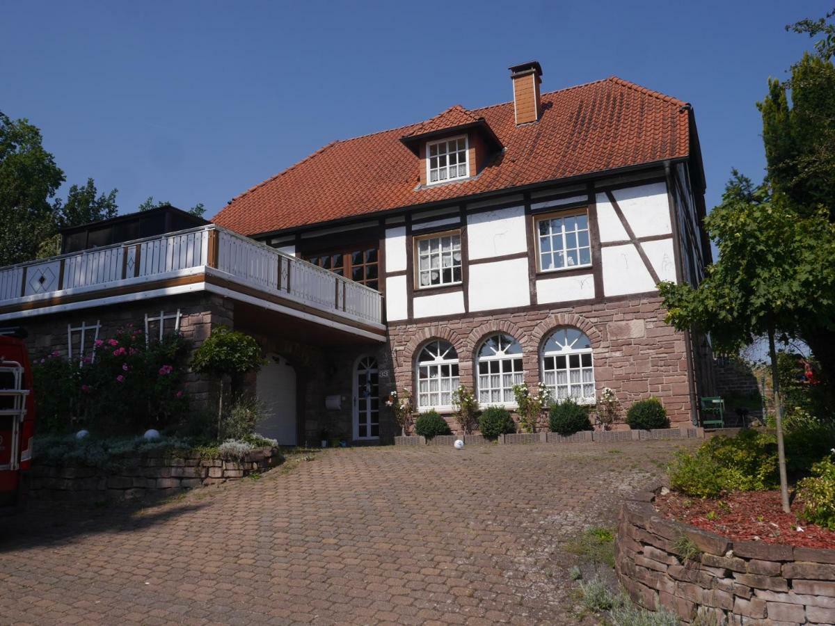 Ferienwohnung Weserblick Polle Экстерьер фото