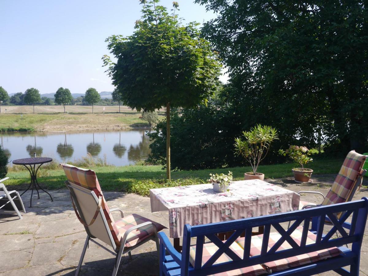 Ferienwohnung Weserblick Polle Экстерьер фото